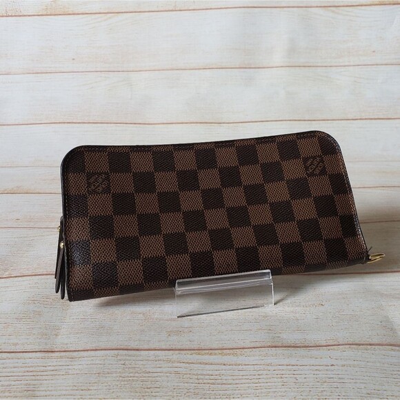 Louis Vuitton Large Damier Brown Wallet Entrupy Authentication included - Picture 4 of 16